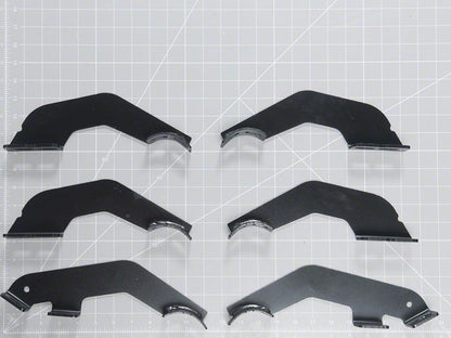 RedRock 3-Inch Side Step Bars; Gloss Black (25-26 4Runner)