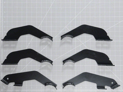 RedRock 3-Inch Side Step Bars; Stainless Steel (25-26 4Runner)