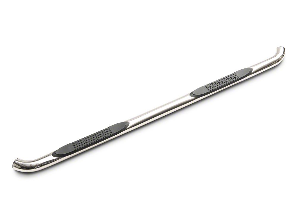 RedRock 3-Inch Side Step Bars; Stainless Steel (05-23 Tacoma Double Cab)