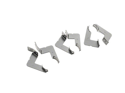 RedRock 3-Inch Side Step Bars; Stainless Steel (05-23 Tacoma Double Cab)