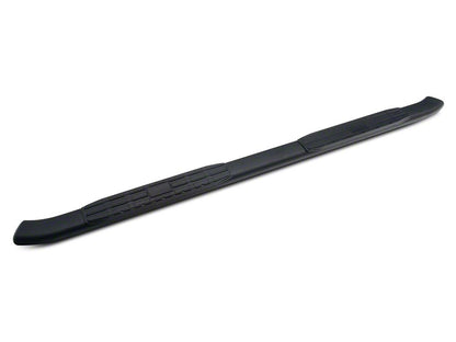 RedRock 4-Inch Oval Bent End PNC Side Step Bars; Black (05-23 Tacoma Access Cab)