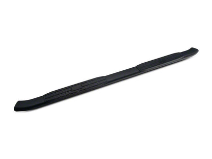 RedRock 4-Inch Oval Bent End PNC Side Step Bars; Black (05-23 Tacoma Double Cab)