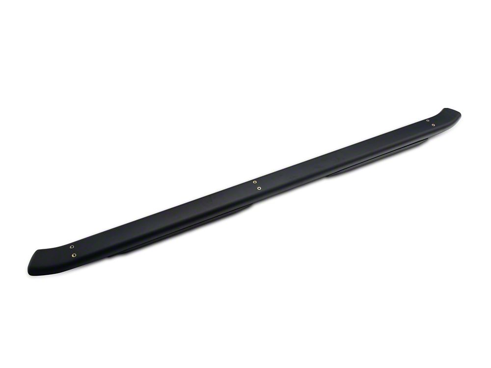 RedRock 4-Inch Oval Bent End PNC Side Step Bars; Black (05-23 Tacoma Double Cab)