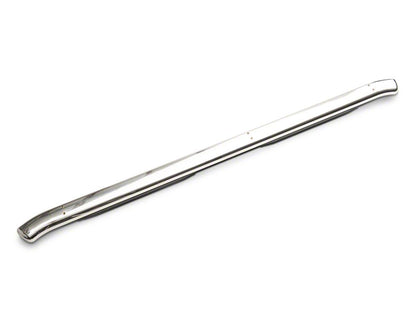 RedRock 4-Inch Oval Bent End PNC Side Step Bars; Stainless Steel (05-23 Tacoma Double Cab)