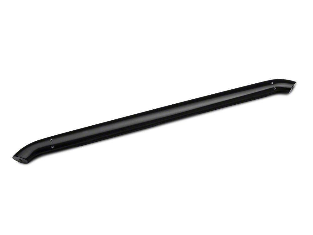 RedRock 4-Inch Oval Bent End Side Step Bars; Black (05-23 Tacoma Access Cab)