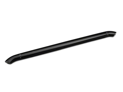RedRock 4-Inch Oval Bent End Side Step Bars; Black (05-23 Tacoma Access Cab)