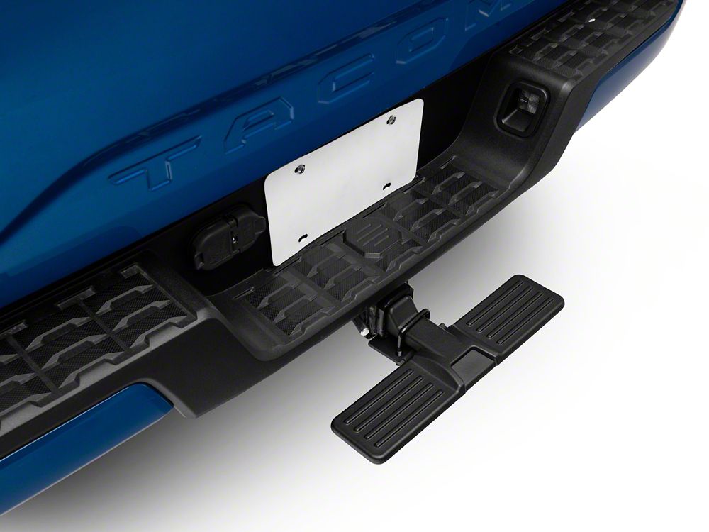 RedRock Cast Aluminum Receiver Hitch Step; Black (Universal; Some Adaptation May Be Required)