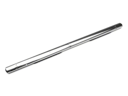 RedRock 4-Inch Oval Straight End Side Step Bars; Stainless Steel (05-23 Tacoma Double Cab)