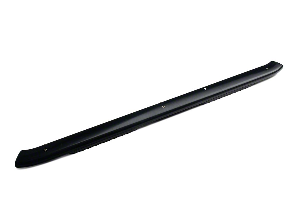 RedRock 5-Inch Oval Bent End Side Step Bars; Black (05-23 Tacoma Double Cab)