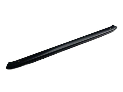 RedRock 5-Inch Oval Bent End Side Step Bars; Black (05-23 Tacoma Double Cab)