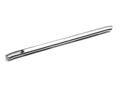 RedRock 5-Inch Oval Bent End Side Step Bars; Stainless Steel (05-23 Tacoma Double Cab)