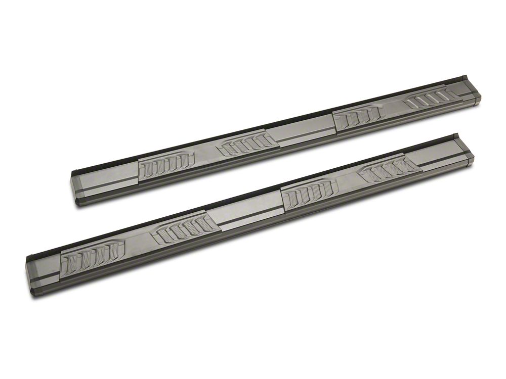 RedRock S6 Running Boards; Black (05-23 Tacoma Double Cab)