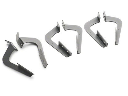 RedRock S6 Running Boards; Black (05-23 Tacoma Double Cab)