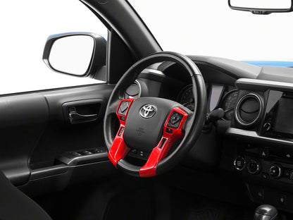 RedRock Steering Wheel Trim; Red (16-23 Tacoma)