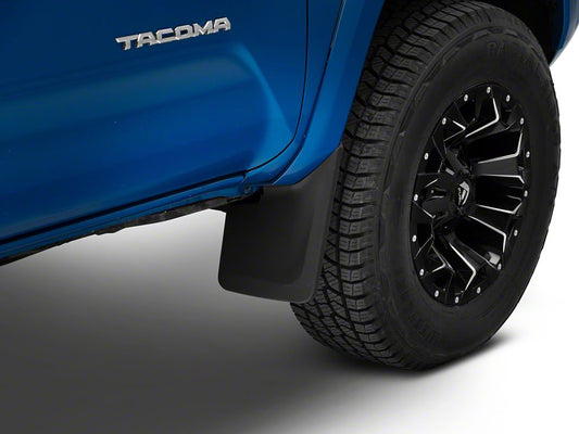 RedRock Molded Mud Flaps; Front and Rear (16-20 Tacoma w/ OE Fender Flares)