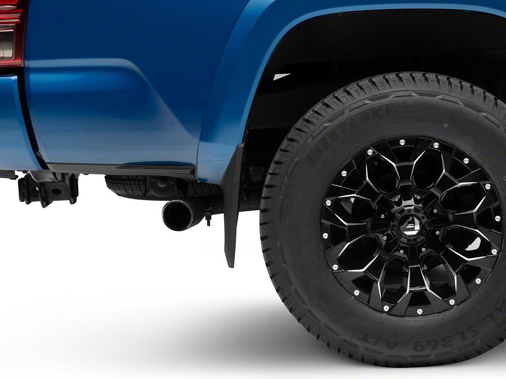 RedRock Molded Mud Flaps; Front and Rear (16-20 Tacoma w/ OE Fender Flares)