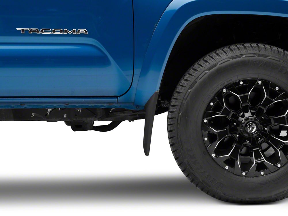 RedRock Molded Mud Flaps; Front and Rear (16-20 Tacoma w/ OE Fender Flares)