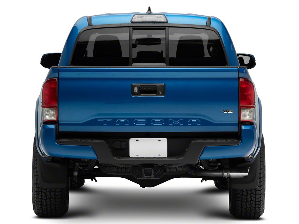 RedRock Molded Mud Flaps; Front and Rear (16-20 Tacoma w/ OE Fender Flares)