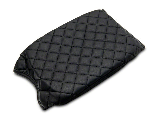 RedRock Console Arm Rest Cushion; Black (16-19 Tacoma)