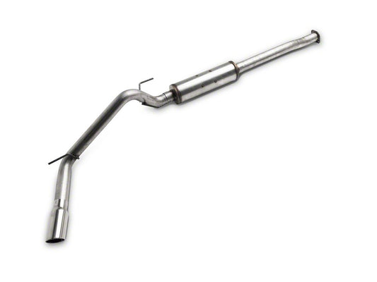 RedRock Stainless Steel Single Exhaust System with Polished Tip; Side Exit (16-23 3.5L Tacoma)