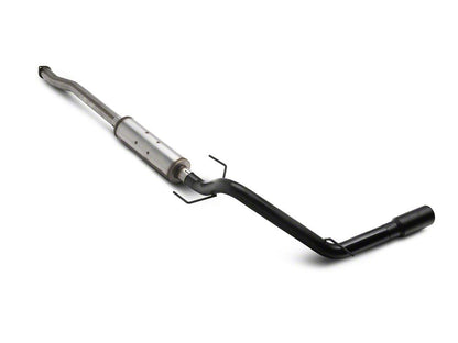 RedRock Stainless Steel Single Exhaust System with Black Tip; Side Exit (16-23 3.5L Tacoma)