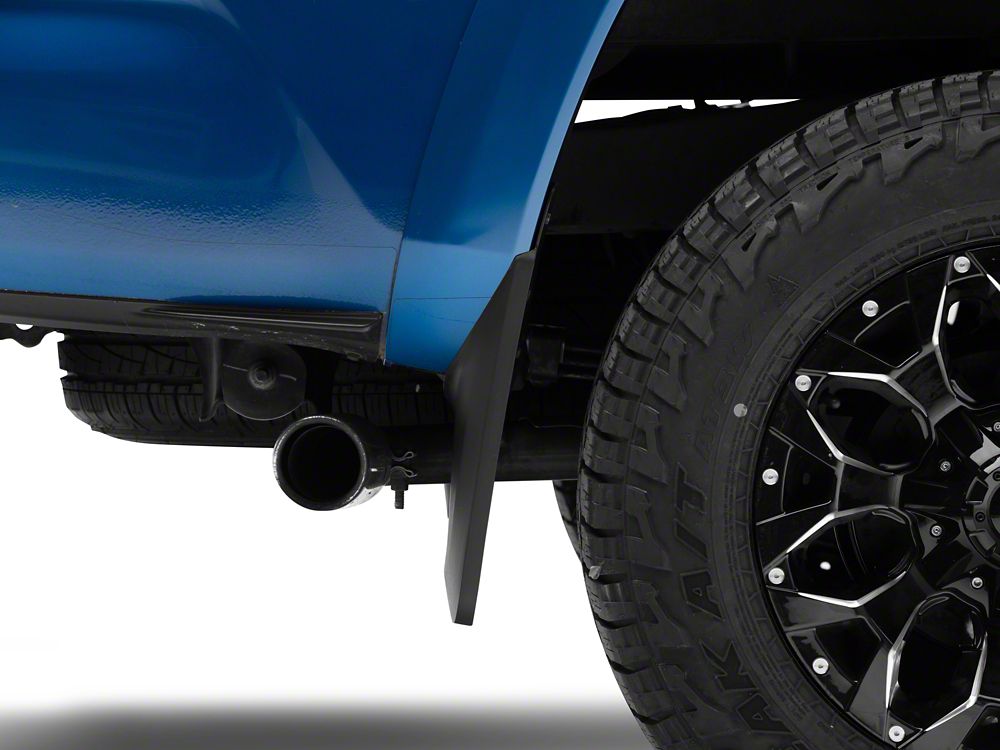 RedRock Molded Mud Guards; Front and Rear (16-23 Tacoma w/ OE Fender Flares)