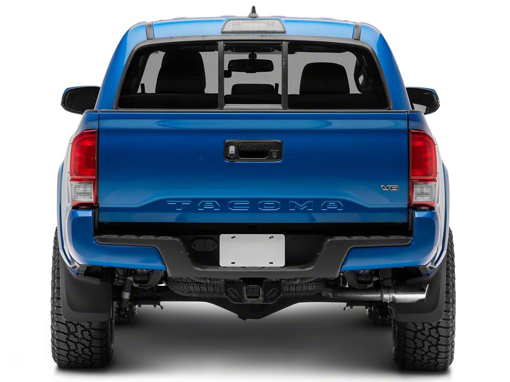 RedRock Molded Mud Guards; Front and Rear (16-23 Tacoma w/ OE Fender Flares)
