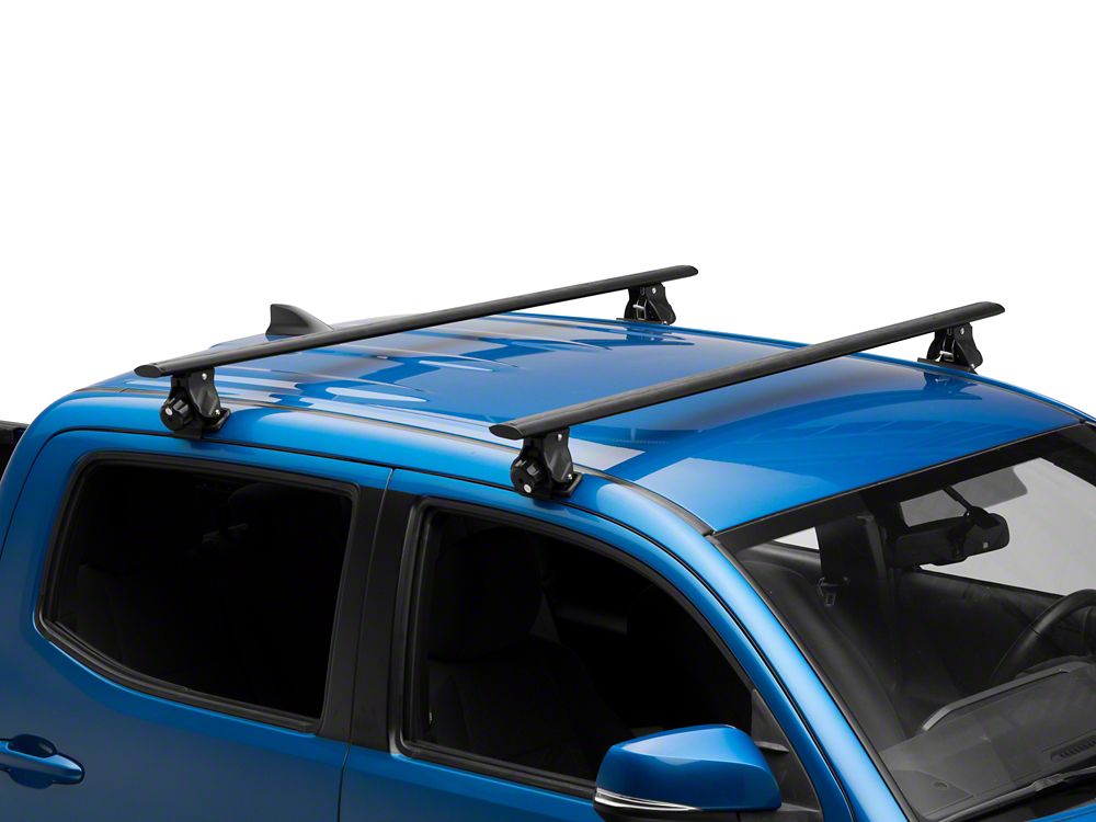 RedRock Cross Bar Roof Rack; Black; 60-Inch (16-18 Tacoma)