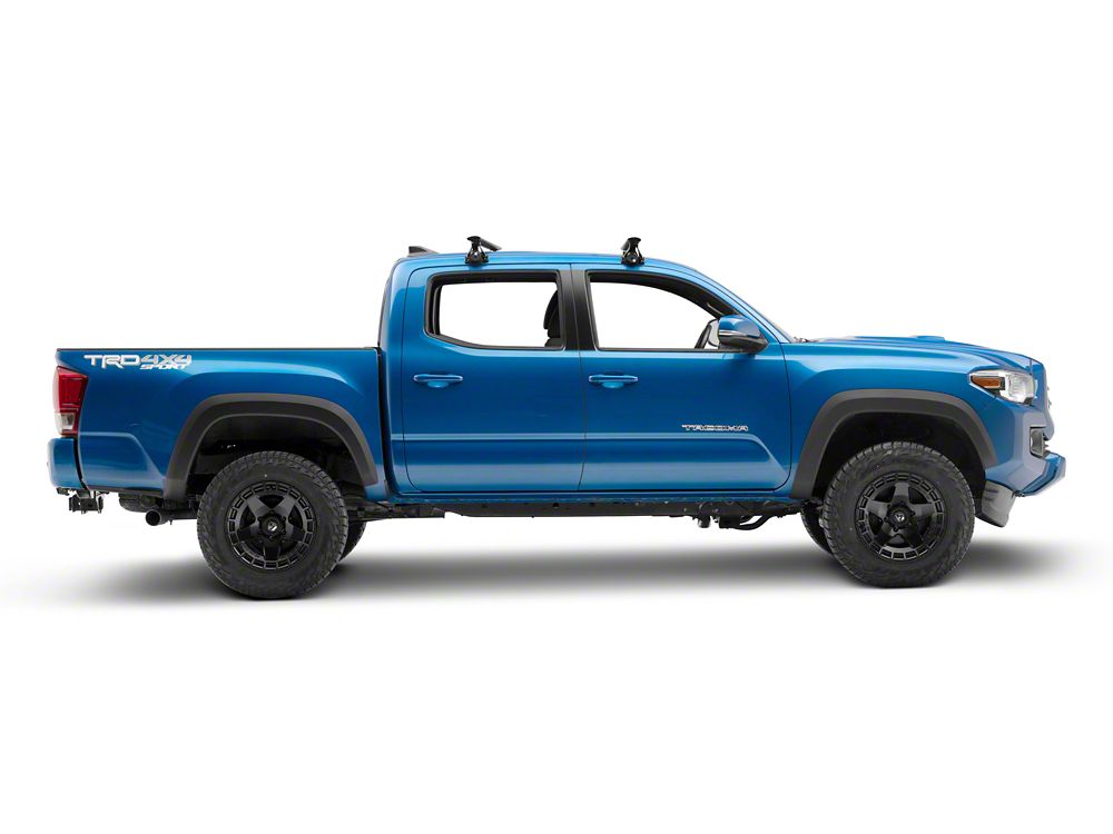 RedRock Cross Bar Roof Rack; Black; 60-Inch (16-18 Tacoma)