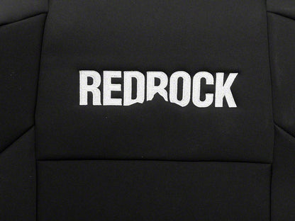 RedRock Neoprene Front and Rear Seat Covers; Black (16-23 Tacoma Double Cab)