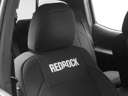 RedRock Neoprene Front and Rear Seat Covers; Black (16-23 Tacoma Double Cab)