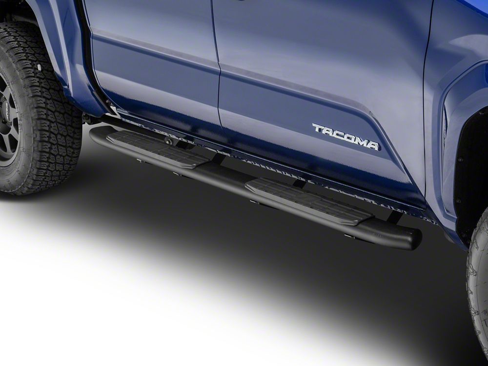 RedRock PNC Side Step Bars; Black (24-25 Tacoma Double Cab)
