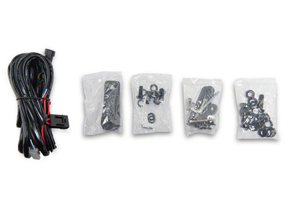 RedRock Stubby Winch Mount Front Bumper with LED Light Bar (16-23 Tacoma)