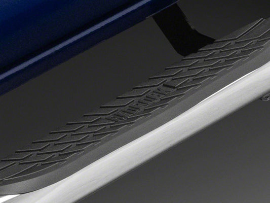 RedRock 3-Inch Side Step Bars; 304 Stainless Steel (24-25 Tacoma Double Cab)