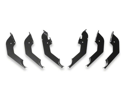 RedRock 3-Inch Side Step Bars; 304 Stainless Steel (24-25 Tacoma Double Cab)