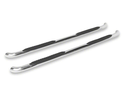 RedRock 3-Inch Side Step Bars; Stainless Steel (24-25 Tacoma Double Cab)