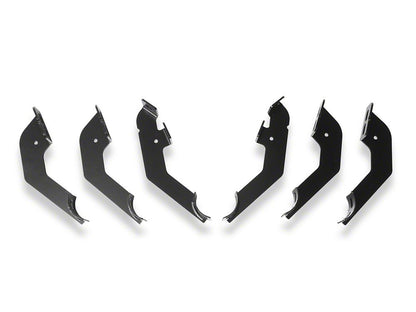 RedRock 3-Inch Side Step Bars; Stainless Steel (24-25 Tacoma Double Cab)