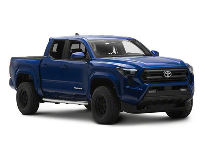 RedRock 3-Inch Side Step Bars; Stainless Steel (24-25 Tacoma Double Cab)