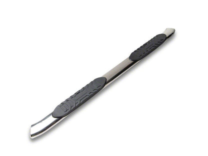 RedRock 5-Inch Oval Bent End Side Step Bars; 304 Stainless Steel (24-25 Tacoma Double Cab)