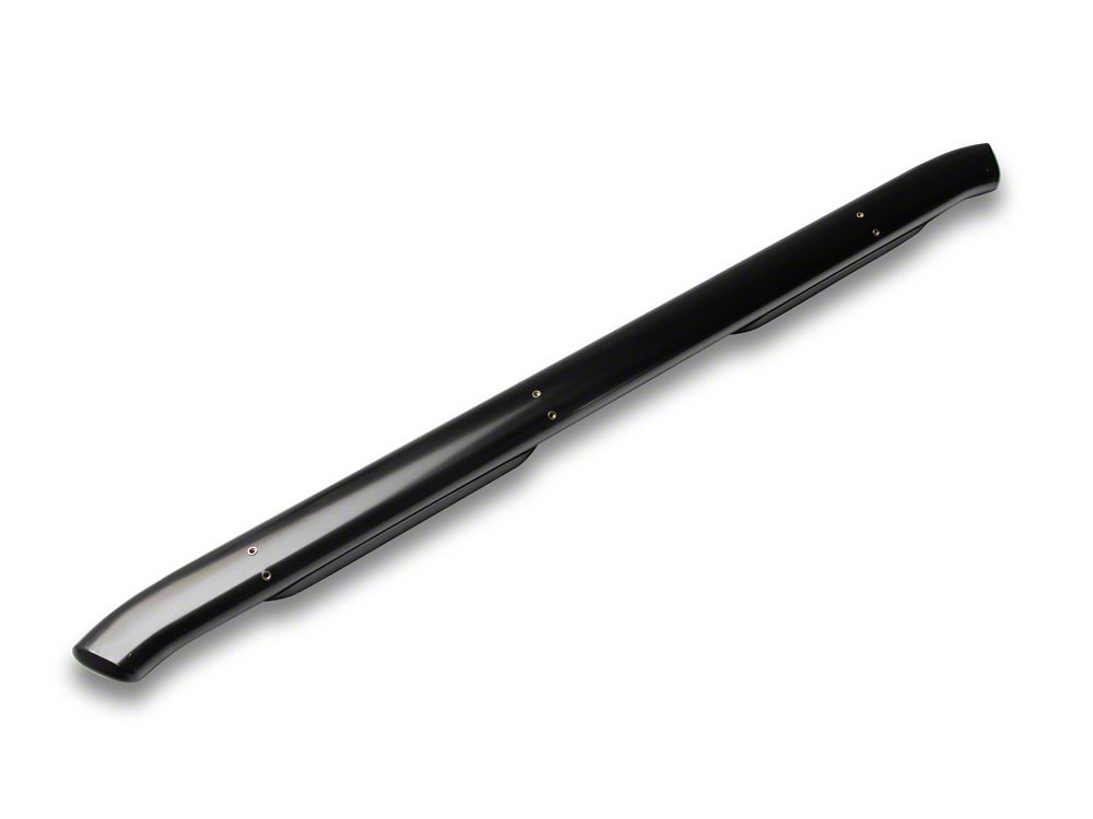 RedRock 5-Inch Oval Bent End Side Step Bars; Black (24-25 Tacoma Double Cab)