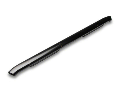 RedRock 5-Inch Oval Bent End Side Step Bars; Black (24-25 Tacoma Double Cab)
