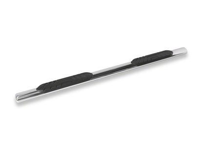 RedRock 4-Inch Oval Straight End Side Step Bars; 304 Stainless Steel (24-25 Tacoma Double Cab)