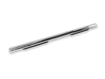 RedRock 4-Inch Oval Straight End Side Step Bars; 304 Stainless Steel (24-25 Tacoma Double Cab)