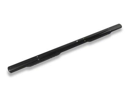 RedRock 4-Inch Oval Straight Side Step Bars; Black (24-25 Tacoma Double Cab)