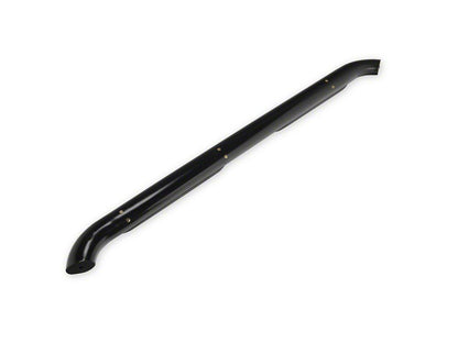 RedRock 4-Inch Oval Bent End Side Step Bars; Black (24-25 Tacoma Double Cab)