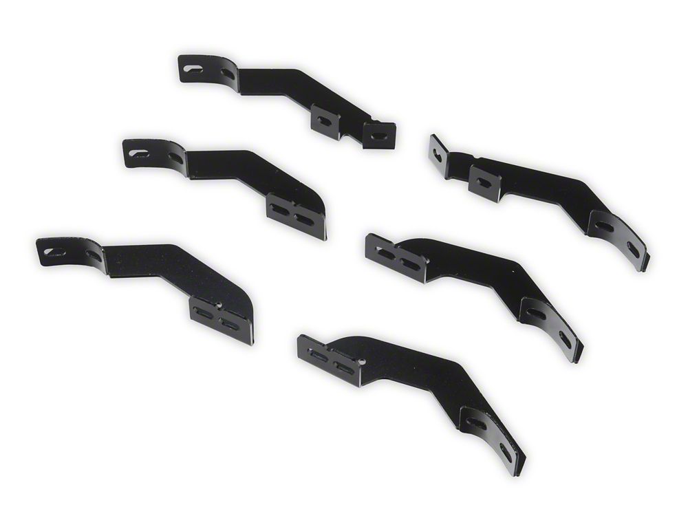 RedRock 5-Inch Oval Straight End Side Step Bars; 304 Stainless (24-25 Tacoma Double Cab)