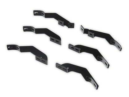 RedRock 5-Inch Oval Straight End Side Step Bars; 304 Stainless (24-25 Tacoma Double Cab)