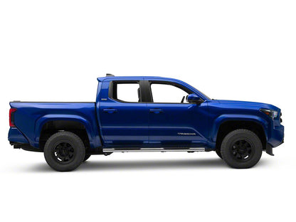 RedRock 5-Inch Oval Straight End Side Step Bars; 304 Stainless (24-25 Tacoma Double Cab)