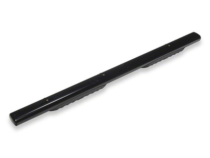 RedRock 5-Inch Oval Straight End Side Step Bars; Black (24-25 Tacoma Double Cab)