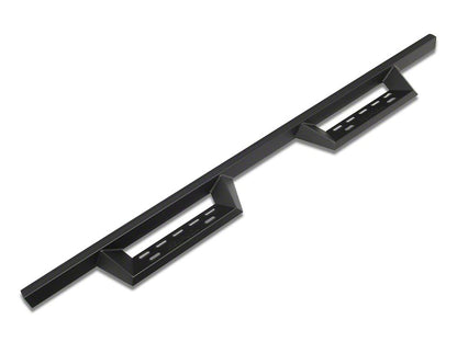RedRock 4-Inch Drop TC1 Running Boards; Textured Black (05-23 Tacoma Double Cab)
